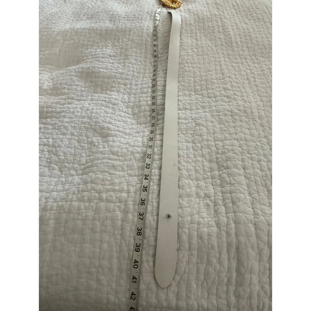 Vintage 90s Margarita Barrera Alligator Belt for Wehmeier's Gold 38
